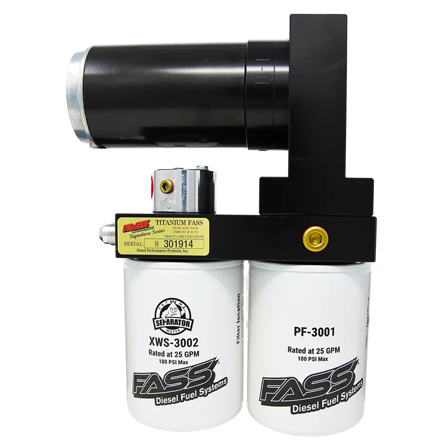 FASS Titanium Signature Series Diesel Fuel System 250GPH GM Duramax 6.6L 2001-2016 view 1