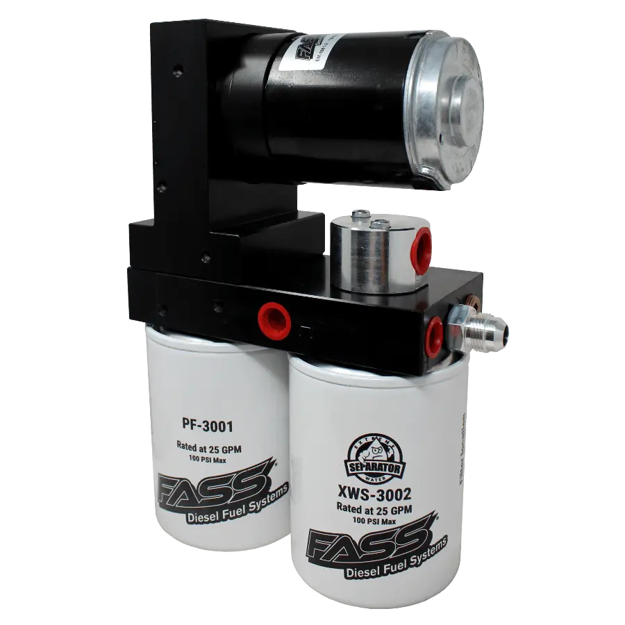 Titanium Signature Series Diesel Fuel System 220GPH (70-75 PSI) GM Duramax 6.6L 2020-2022 900-1200hp FASS view 3