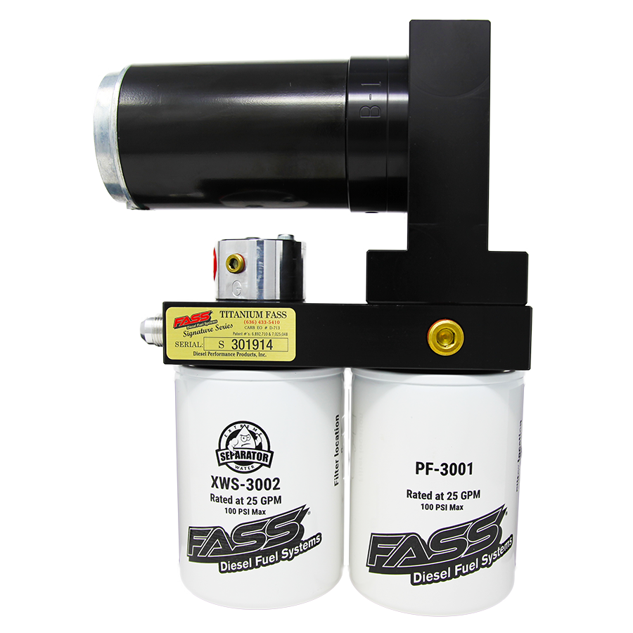FASS TSF14180F140G Titanium Signature Series Diesel Fuel System 180F 140GPH@45-50PSI Ford Powerstroke 7.3L and 6.0L 1999-2007 view 1