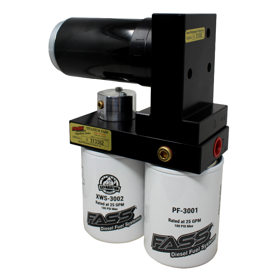 FASS TSF14250F220G Titanium Signature Series Diesel Fuel System 250F 220GPH@45-50PSI Ford Powerstroke 7.3L and 6.0L 1999-2007 view 2